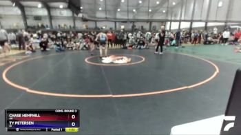 126 lbs Cons. Round 3 - Chase Hemphill, OR vs Ty Petersen, ID