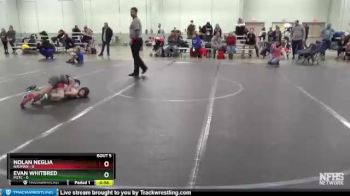 48 lbs Round 2 (8 Team) - Nolan Neglia, Nauman vs Evan Whitbred, M2TC