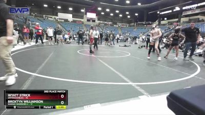 100 lbs Placement - Wyatt Strick, Untouchables vs Broxtyn Williamson, Kansas Warriors 2