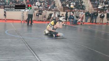 95_B lbs Quarterfinal - Lincoln Wynn, Line Mountain vs Angelo Pifer, Kiski Area