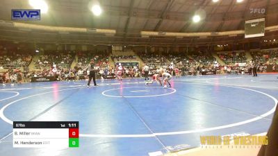 67 lbs Round Of 64 - Boone Miller, Brawlers vs Maddox Henderson, Standfast