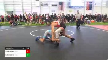 130 lbs Prelims - Diego McAdam, Thorobred vs Emilio Gonzales, VCWA