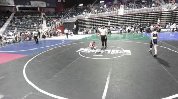 78 lbs Quarterfinal - Aiden Dahl, Baker WC vs Abrahm Huber, Matpac Wrestling ND