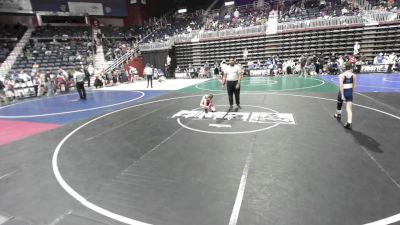 78 lbs Quarterfinal - Aiden Dahl, Baker WC vs Abrahm Huber, Matpac Wrestling ND