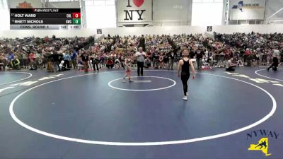 70 lbs Cons. Round 3 - Holt Ward, Club Not Listed vs Rhett Nichols, Gouverneur Wrestling Club