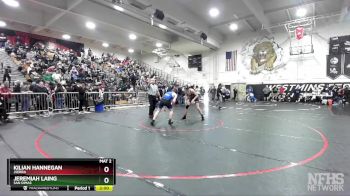 144 lbs Champ. Round 2 - Jeremiah Laing, San Dimas vs Kilian Hannegan, JSerra