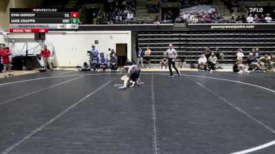 133 lbs Quarterfinal - Evin Gursoy, Columbia vs Jake Crapps, Army