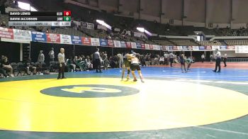 132 lbs Semis & Wb (16 Team) - Davin Jacobsen, Jamestown vs David Lewis, Gloucester