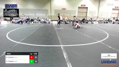 85 lbs Rr Rnd 2 - Brody Gustin, Michigan Premier WC - (A) vs Austin Peach, Askren Wrestling Academy - (C)