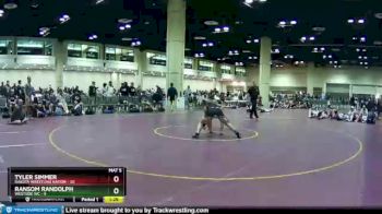 160 lbs Semis & Wb (16 Team) - Ransom Randolph, Westside WC vs Tyler Simmer, Dakota Wrestling Nation