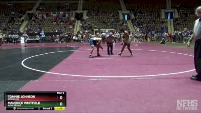 7A 165 lbs Quarterfinal - Tommie Johnson, Opelika Hs vs Maverick Whitfield, Alma Bryant