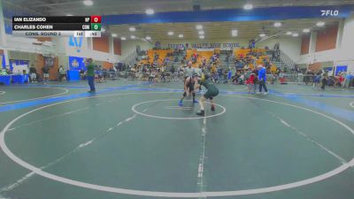 120 lbs Cons. Round 3 - Charles Cohen, Corona Del Mar vs Ian Elizando, Newbury Park