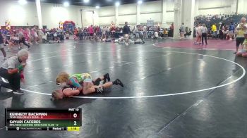 100 lbs Round 6 (8 Team) - Sayuri Caceres, RPA/Head Hunters Wrestling Club vs Kennedy Bachman, Team Iowa Beach Bums