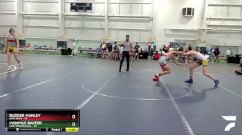 140 lbs Finals (8 Team) - Budder Manley, Ohio Gold vs Maximus Baxter, Contenders Blue