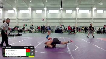 160 lbs Round 5 (10 Team) - Sam Harrington, Rambler WC vs Jerik Winland, Ohio Gold 24K