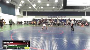 106 lbs Cons. Round 6 - Christopher Roos, Calabasas vs Logann Ruiz, Los Alamitos