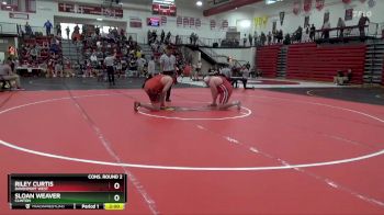 285 lbs Cons. Round 2 - Riley Curtis, Davenport West vs Sloan Weaver, Clinton