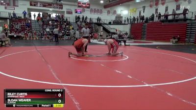 285 lbs Cons. Round 2 - Riley Curtis, Davenport West vs Sloan Weaver, Clinton