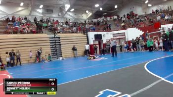 49 lbs Cons. Round 1 - Bennett Nelsen, GGB vs Carson Pedroni, Edgewood Wrestling Club