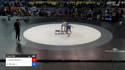 144 lbs Rnd Of 128 - Ian Longenberger, PA vs Kaden Kimzey, WY