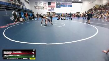 157 lbs Champ. Round 2 - Brendan Woodard, Torrington vs Trayson Hastings, Sheridan