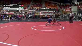 165 lbs Semifinal - Ethan Eck, Andale vs Blaze Gossman, Scott Community Hs