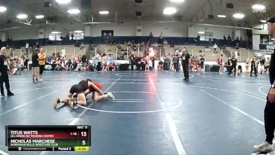 130 lbs Cons. Round 2 - Christian Davis, Minion Training Center vs Jacob Woehr, 3F Wrestling