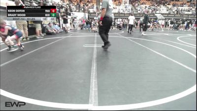 49 lbs Rr Rnd 1 - Keon Ooton, Prodigy Elite vs Brady Wood, Husky WC