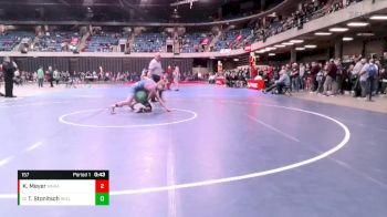 157 lbs Cons. Round 1 - Trail Stonitsch, Rock Falls vs Kaden Meyer, Minooka