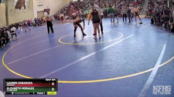 123 Girls Semifinal - Elizabeth Morales, Clairemont vs Lauren Zaragoza, Brawley