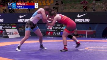 61 kg Qualif. - Nini Tsitsvidze, Georgia vs Zhaidar Mukat, Kazakhstan