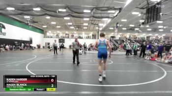 138 lbs Cons. Round 5 - Hagen Blanck, Paola High School vs Kaden Harder, GI Grapplers