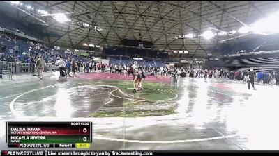 108 lbs 3rd Place Match - Mikaela Rivera, NWWC vs Dalila Tovar, Victory Wrestling-Central WA