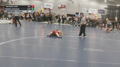 130 lbs Cons. Sub-rd Of 16 - Kendra Chatman, Beat The Streets Chicago vs Brynlea Lahr, DC Elite