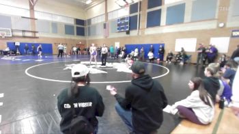 130lbs Champ. Round 2 - Brielle Starr, Goldendale (Girls) vs Lily Lux, Hanford (Girls)