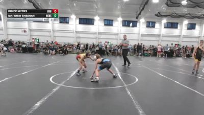 98 lbs Round 1 (4 Team) - Bryce Myers, West Virginia Wild vs Matthew Sheehan, Wrecking Crew WC