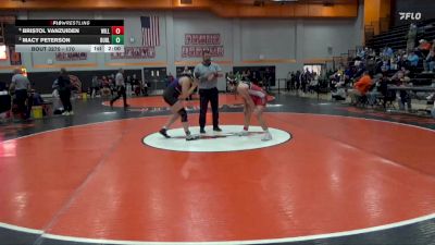170 lbs Cons. Semi - Macy Peterson, Burlington vs Bristol VanZuiden, Williamsburg