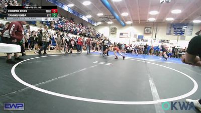 73 lbs Quarterfinal - Cooper Ross, Tonkawa Takedown Club vs Tahnku Ehsa, Grove Takedown Club