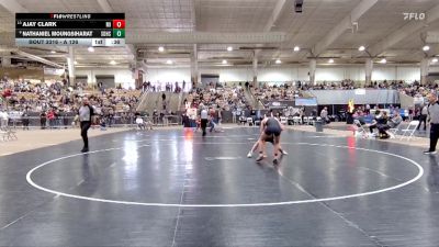 A 126 lbs Cons. Round 3 - Ajay Clark, Millington Central High School vs Nathaniel Moungsiharat, Soddy Daisy High School