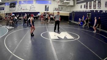 152 lbs Champ. Round 1 - Gabby Bambarger, West Branch Hs vs Owen Algoe, Mercer Area Hs