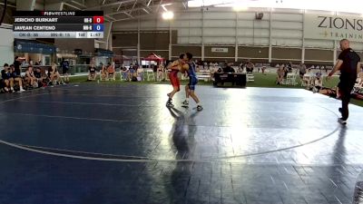 106 lbs Jericho Burkart, Oklahoma Outlaws Blue vs Javean Centeno, Minnesota Red