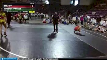 G-120 lbs Round 1 (4 Team) - Timberby Martinez, Team CO vs Mia Kiser, Team IA