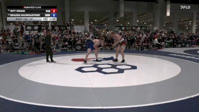 97 lbs Champ. Round 1 - Jett Swain, Utah vs Braden Baumgartner, Colorado Mesa Wrestling Club