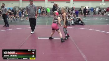 60 lbs Round 3 - Alivia George, Andalusia Mat Bully`s vs Ava Rybacki, Tiger Youth Wrestling