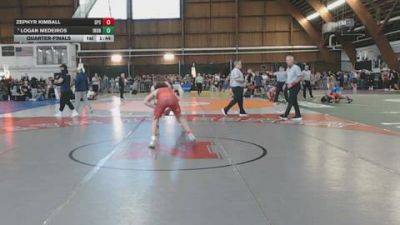 135 lbs Quarterfinal - Zephyr Kimball, Gps vs Logan Medeiros, Iron Faith