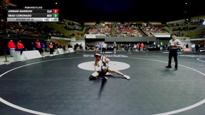 126 lbs Round Of 32 - Armani Marrujo, Clovis West vs Beau Coronado, Hoover