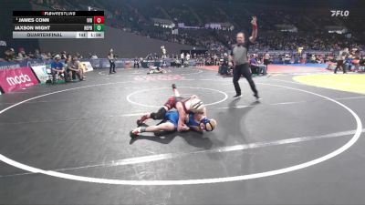 2A/1A Boys 113 Quarterfinal - James Conn, Illinois Valley Boys vs Jaxson Wight, Heppner Boys