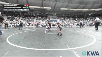 37 lbs Consi Of 16 #2 - Jociana Martinez, Tuttle Wrestling vs Lawson Wolfenberger, Keystone Kids Wrestling Club