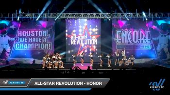 All-Star Revolution - HONOR [2019 Youth - Small 1 Day 1] 2019 Encore Championships Houston D1 D2