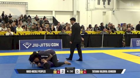 Tatiana Valdivia Johnson vs Nikki-Nicole Peoples 2025 World IBJJF Jiu-Jitsu No-Gi Championship